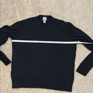 Men's Black H&M Sweater-XL